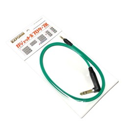 EXFORM Gadget Pro Cable GML6.3ST-PX1-1M / 3.5mm Mini Stereo Phone - 6.3mm L Shape Stereo Phone Metal Cap - Japan OFC