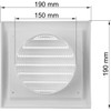Vent Systems Diameter 150 mm – Outer Dimensions 190 x