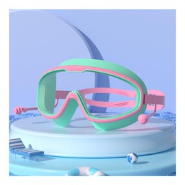 BINGONE HD children's large frame waterproof and anti-fog swimming goggles, Kids Swim Goggles Age 2-6, Toddler Goggles No Tangle,G oggles for Kids Toddler 3-15 (Z)