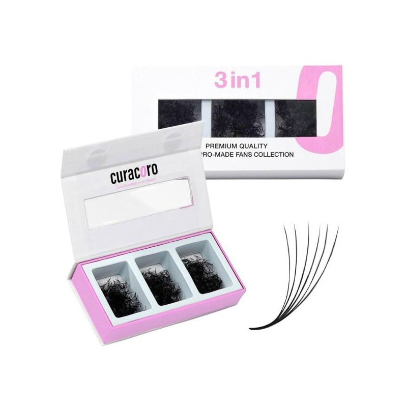 Curaco 큐라코로 프로마드 속눈썹 속눈썹 혼합 볼륨 750 07 5D