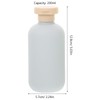 Baluue 2 Pcs Squeeze Bottles with Flip Caps Refillable Plastic