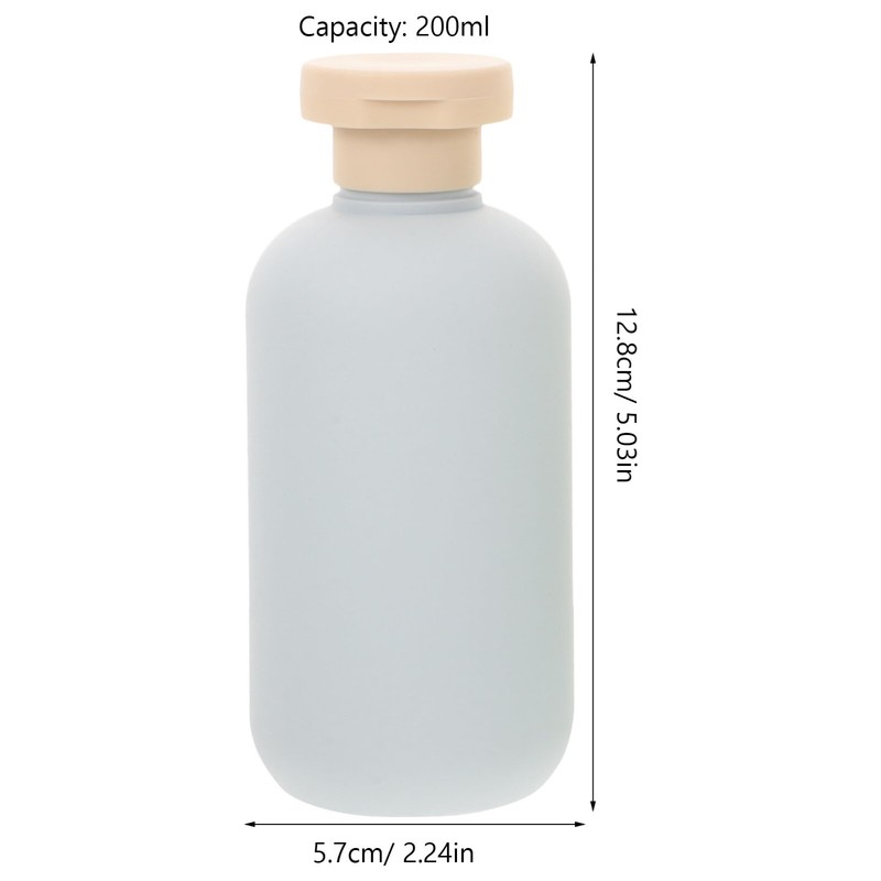 Baluue 2 Pcs Squeeze Bottles with Flip Caps Refillable Plastic