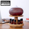 TJ.MOREE Bamboo Diffuser Holder Carousel- 2 Tier Height Increase Rack