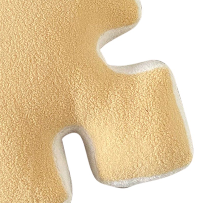 Plush Throw Pillow Ultra Soft Cushion Puzzle Special Shaped for