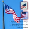 RVSWIHFA White Flag Rope 50 Feet Flag Pole Halyard Rope