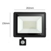 Human Sensor LED Flood Light 50W IP66 Waterproof 6000K Outdoor