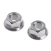 M14x1.5mm TC4 Titanium Ti Flange Nut DIN 6923 for Bolt