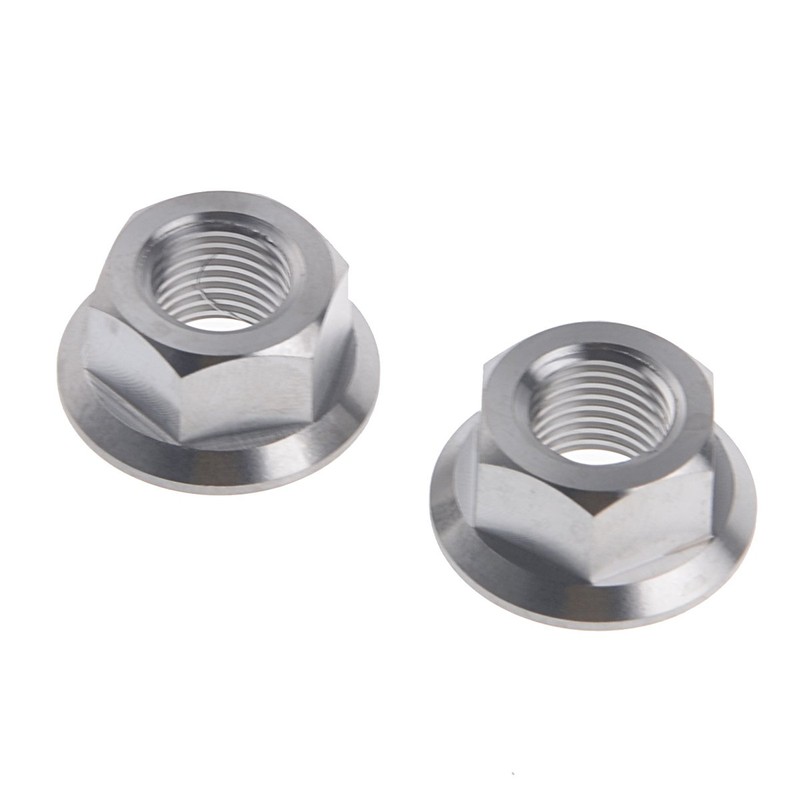 M14x1.5mm TC4 Titanium Ti Flange Nut DIN 6923 for Bolt