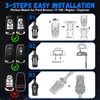 MAIKER Genesis Series Aluminum Key Case Key Fob Compatible with