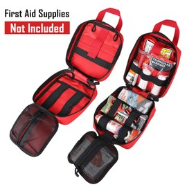 LIVANS First Aid Bag Empty Medical Ifak Pouch Molle EMT Pouches Rip-Away Tactical Military Trauma Emergency Medic Bag