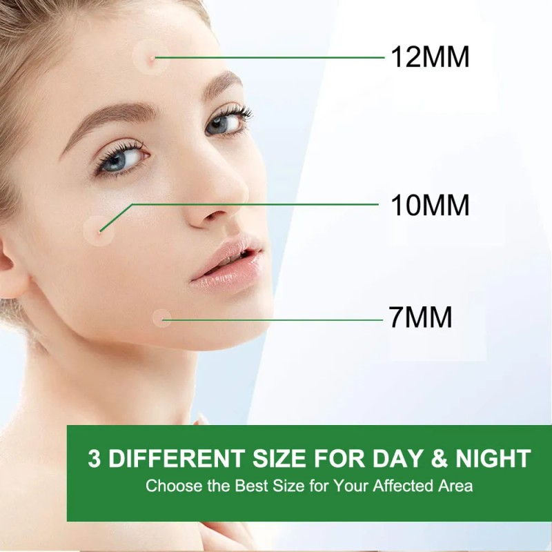 Parche Trasparente Antiacné Absorve Impurezas Protege Piel
