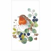 Decorative Guest Towels with Robin Bird Design, 3-Ply, 30 Count