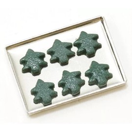 Handley Miniature Dollhouse Christmas Tree Cookies on a Baking Sheet 1:12 Scale New