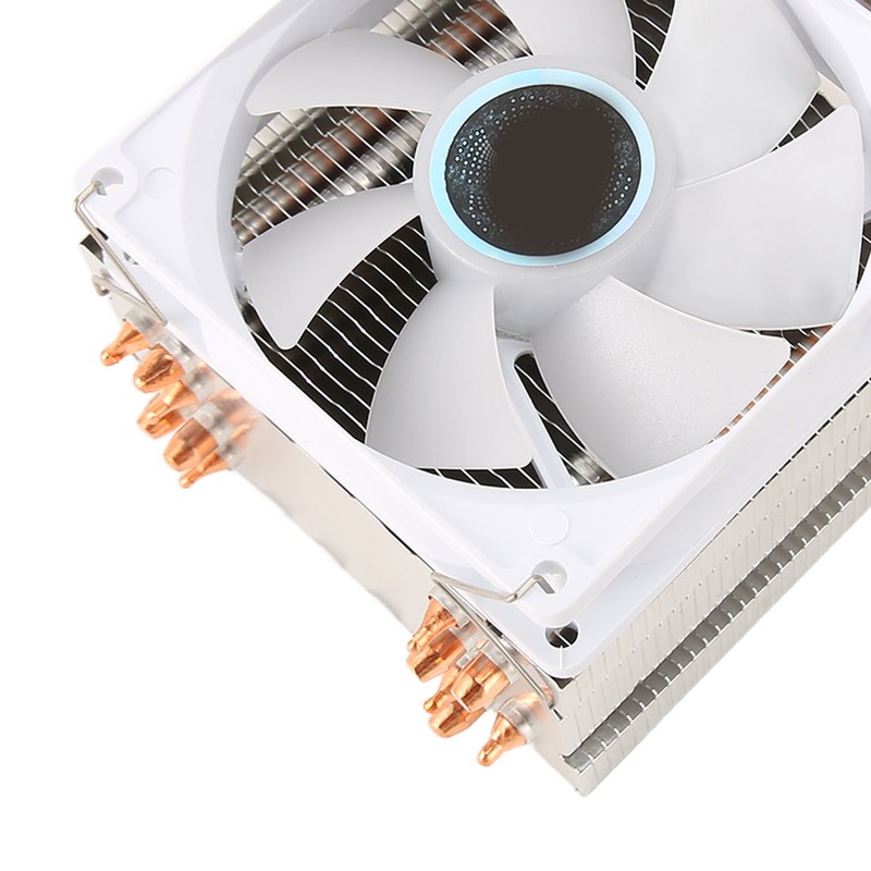 9CM CPU Cooler 6 Copper Heat Pipes Colorful Lighting Effects