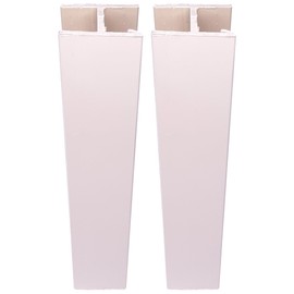 cyclingcolors 2 x Connectors for Skirting Board Kitchen Corner Plinth Corner Kitchen Base Inner Corners Outdoor Corners Furniture, 150 mm White