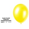 Unique Plain Party Latex Balloons, 12, Cajun Yellow