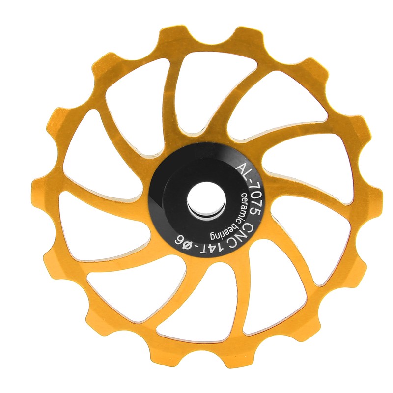 Cycling Bicycle Rear Pulley Bike Guide Roller Pulley Parts 14T