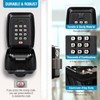 BKNOOU Key Lock Box Wall Mount with Code, Key Lock