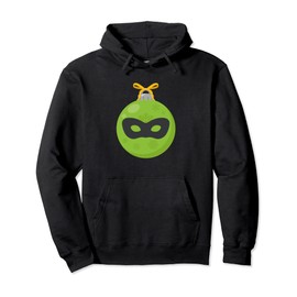 Miraculous Ladybug Christmas Cat Noir Mask Ornament Pullover Hoodie