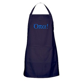 CafePress Opa (In Greek) Apron (Dark) Kitchen Apron with Pockets, Grilling Apron, Baking Apron