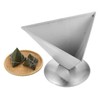STOBAZA 10x10x8.5cm Stainless Steel Rice Ball Shaper Mold Traditional Rice-Pudding
