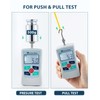 Mxmoonfree 50N Digital Force Gauge Push Pull Gauge Portable Force