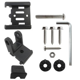 ATIODYUUK New 7400931 Black Transducer Bracket Transom Mounting Hardware Kit Transducer Mounting Plate Compatible with XNT 9 20, XNT 9 20 T, XNT 9 QB 90 T, XNT 9 QB 90, XNT 9 SI 180 T