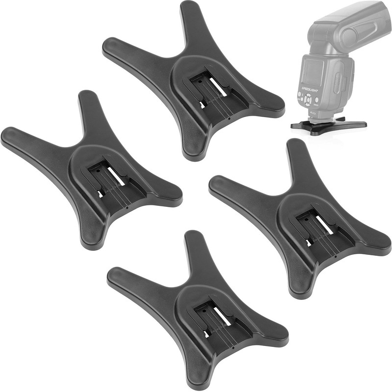 ChromLives Flash Speedlite Stand with 1/4 Inch Metal Tripod Thread