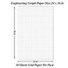 Graph Paper Pad - 36" x 24" Large Graph Paper,