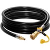 DOZYANT 20 feet Low Pressure Propane Quick-Connect Hose, RV Quick