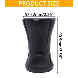 Sydien 3/4" Fire Hose Nozzle, Heavy Duty Fireman Hose Nozzle, Adjustable High Pressure Sprayer Nozzle for Car Washing Patio Cleaning Watering Lawn and Garden, Universal Fit Garden Hose Nozzle Black