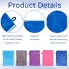 ZFRITP 5 Pcs Waschhandschuh Körper,Waschhandschuhe Frottee,Waschlappen Microfaser,Mikrofaser Waschlappen,Flanell,Weich