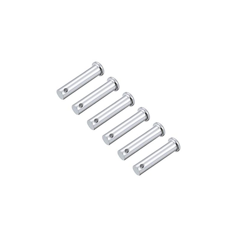 sourcing map Single Hole Clevis Pins - 10mm X 45mm
