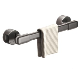 Suction Cup Towel Bar, Suction Towel Bar for Shower, Towel Holder, Towel Rack Wall Mounted, Gray