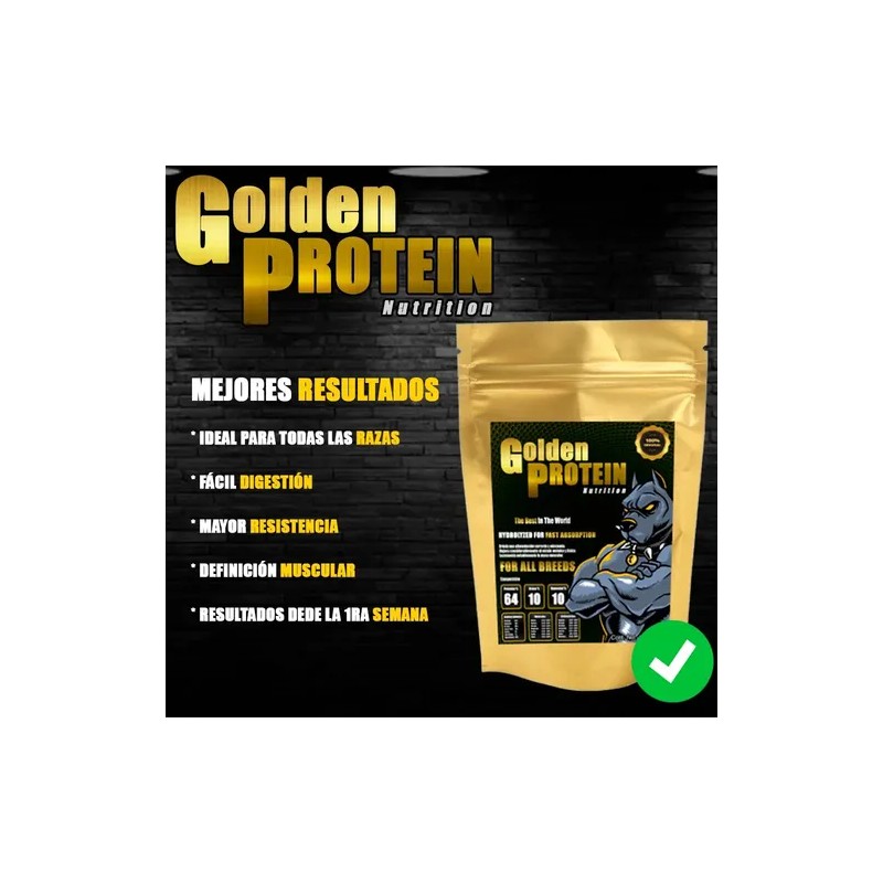 Proteína Golden Protein Para Perros - 2 Kg
