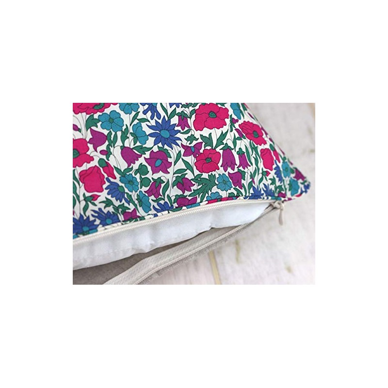 DDintex Floret LONDON Cushion Cover Poppy & Daisy Green 45x45cm