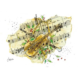 CHRISTMAS QUARTET Note Cards (pack of 8)