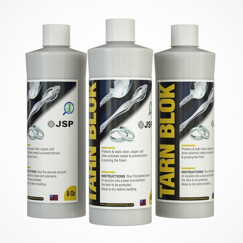 JSP Nickel Testing Solution & Tarn-Blok Anti Tarnish Seal Protect