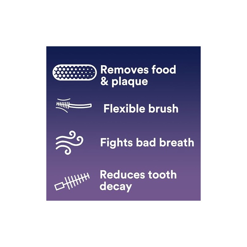 DenTek Slim Brush Advanced Clean, Interdental Brushes for Cleaning Between