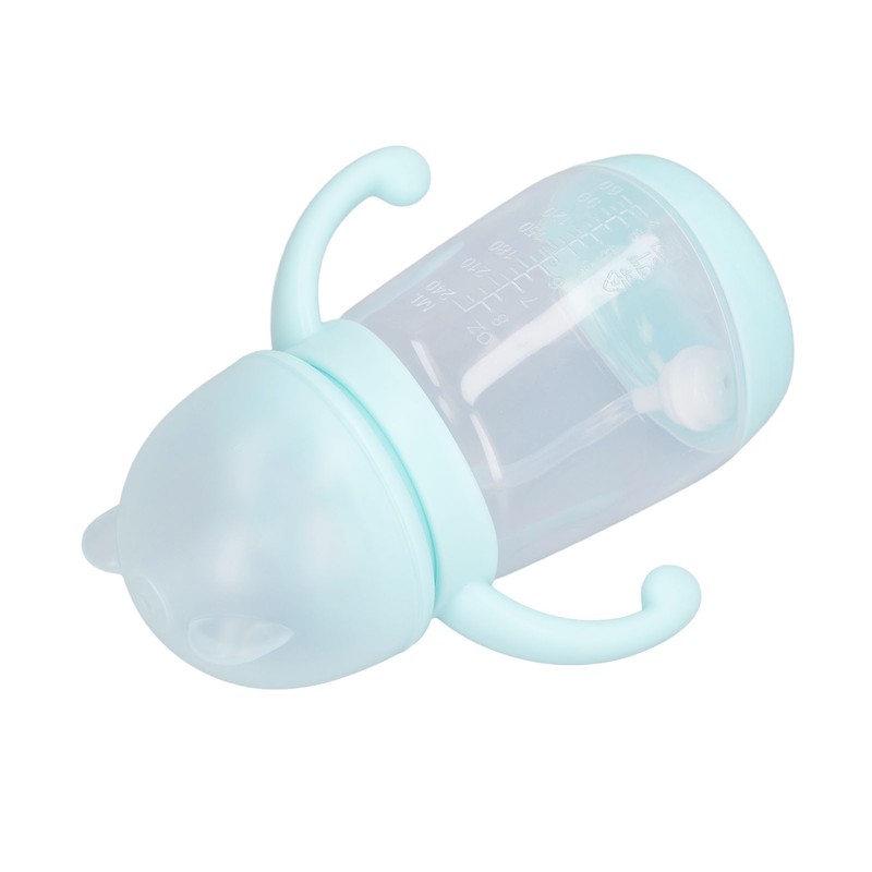 3pcs Self Grip Baby Bottle Bear Shaped Detachable Leakproof Infant