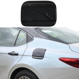 Kolya Compatible with 2025 Toyota Camry Accessories Exterior Fuel Tank Cover Trim Oil Gas Cap Sticker -Glossy Black