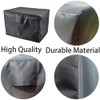 Amberr Fire pit cover,600D Heavy Duty fire pit cover square,Waterproof