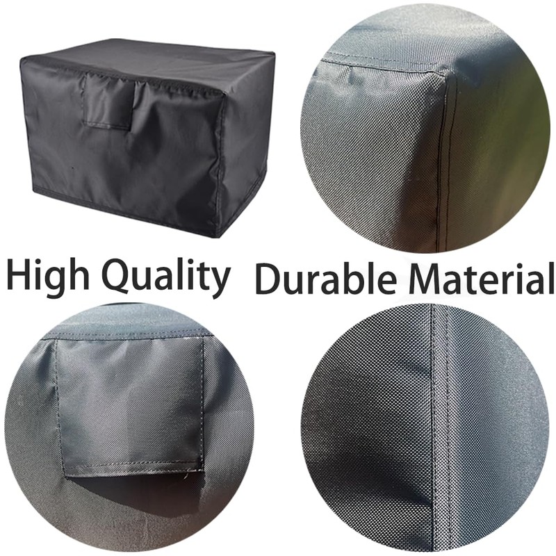 Amberr Fire pit cover,600D Heavy Duty fire pit cover square,Waterproof