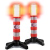 XTREME STP Emergency LED Road Flares, 3 Separate Lighting Modes: