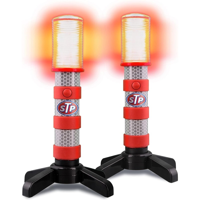 XTREME STP Emergency LED Road Flares, 3 Separate Lighting Modes: