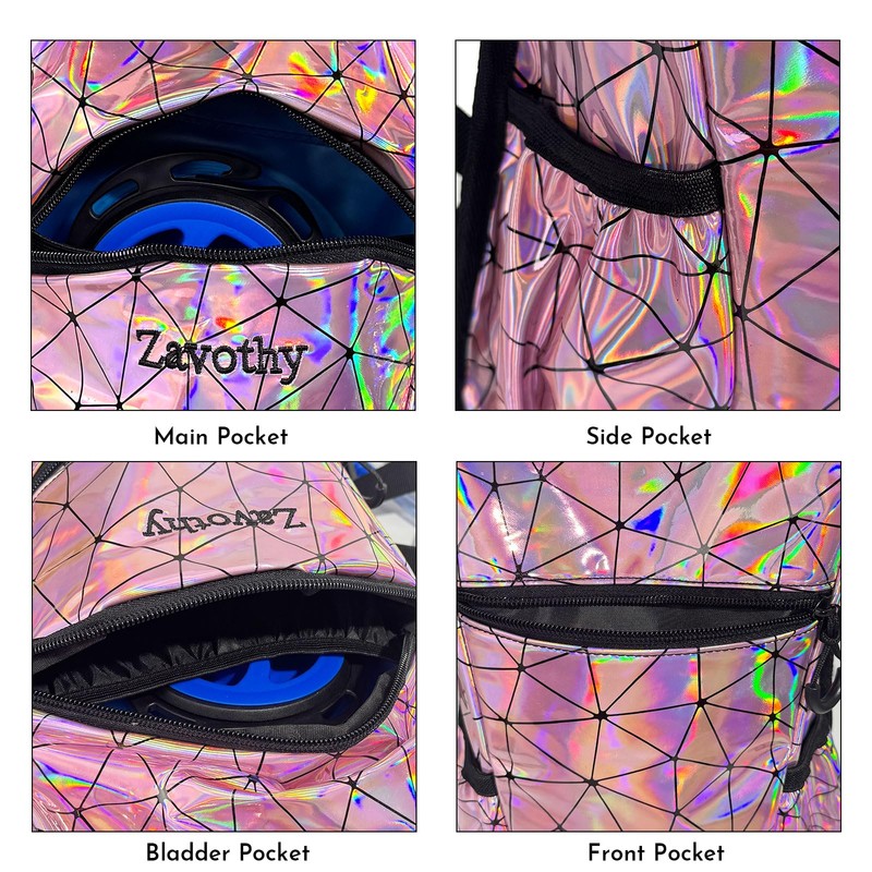 Zavothy Rave Hydration Backpack Lightweight Water Backpack for Cycling Running