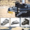 Cenipar Trailer Hitch Lock Universal with Combination Lock, Heavy-Duty Steel