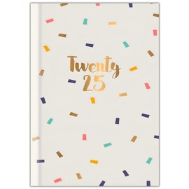 2025 Diary Pocket Week to View Fashion soft padded hardback vintage Diary (Lets Enjoy Today)