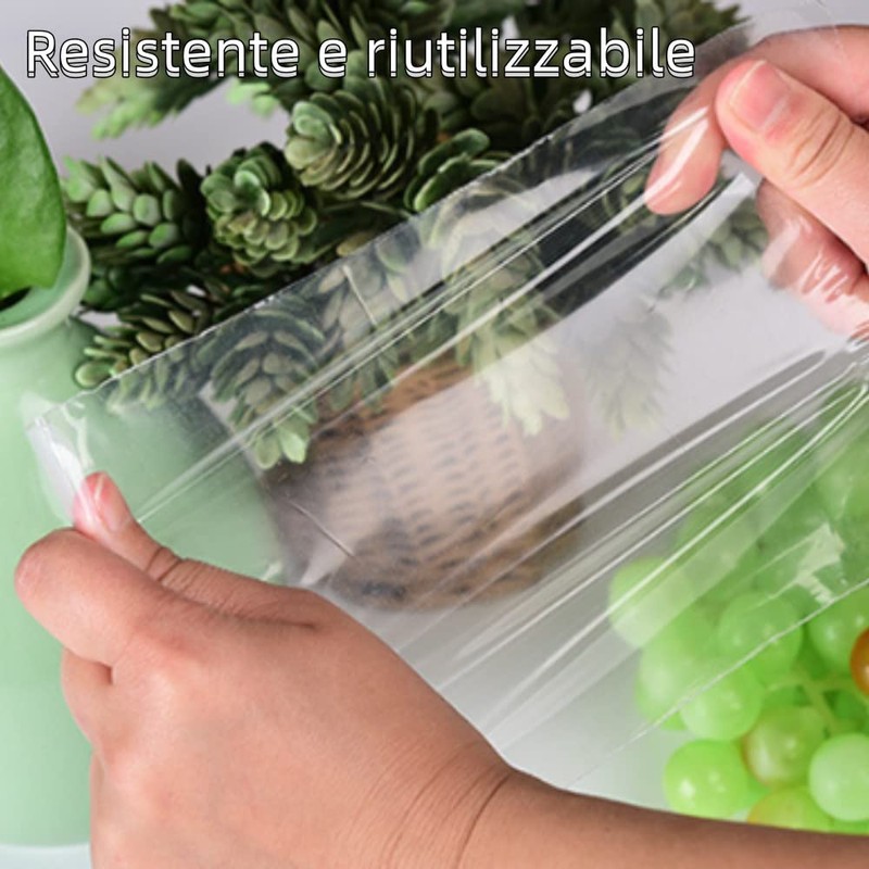 Norhogo 100 Resealable Foldable Ziplock Bags Ziplock Envelopes (15 x