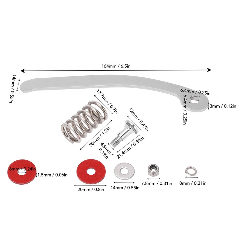 Metal Bridge Tremolo System Set Electric Guitar Vibrato Crank Lever